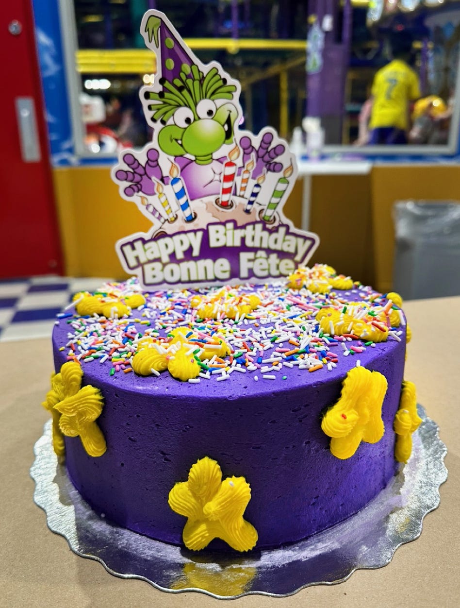 Cosmic Adventures Birthday Cake