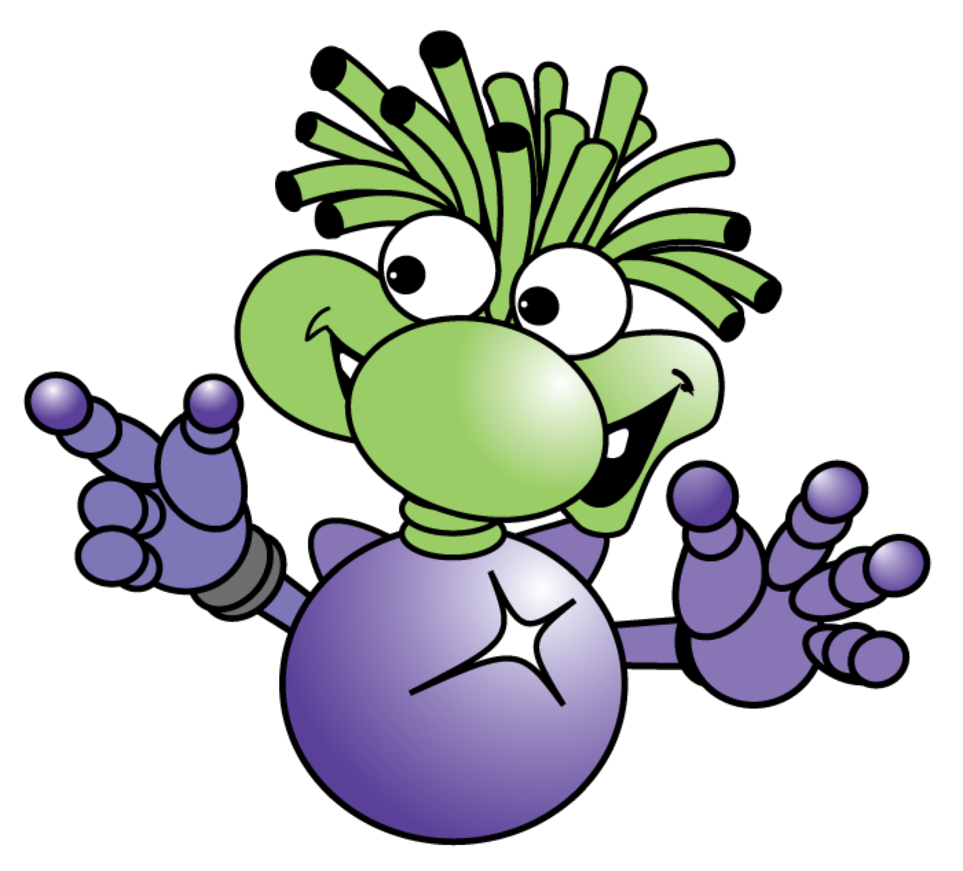Cosmos the alien pointing